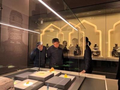 國家文物局黨組成員、副局長關強蒞臨安徽楚文化博物館調(diào)研指導展覽服務工作